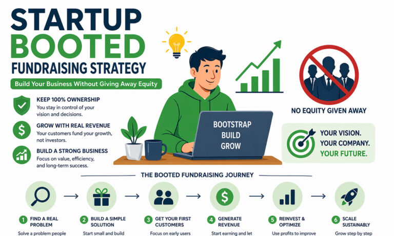 Startup Booted Fundraising Strategy: Build Your Business Without Giving Away Equity