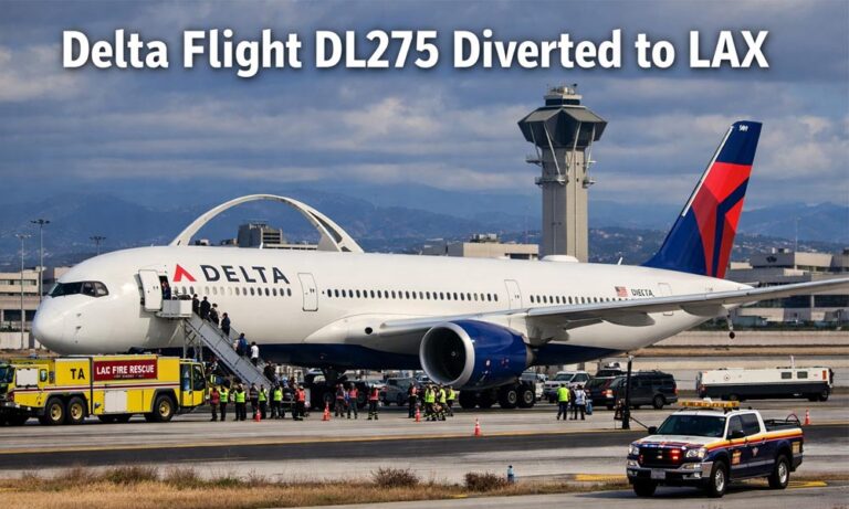 Delta flight DL275 diverted LAX