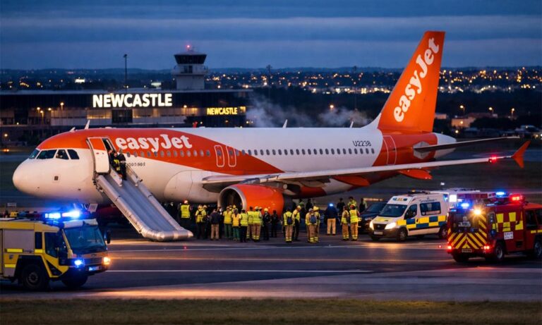 EasyJet Flight U2238 Emergency Landing Newcastle
