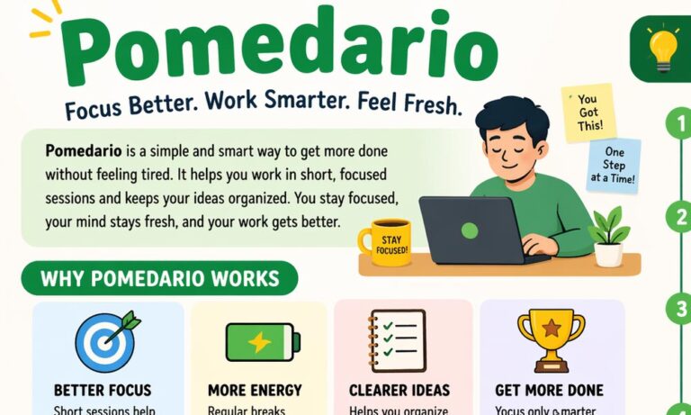 Pomedario: The Smart Way to Focus Without Feeling Tired