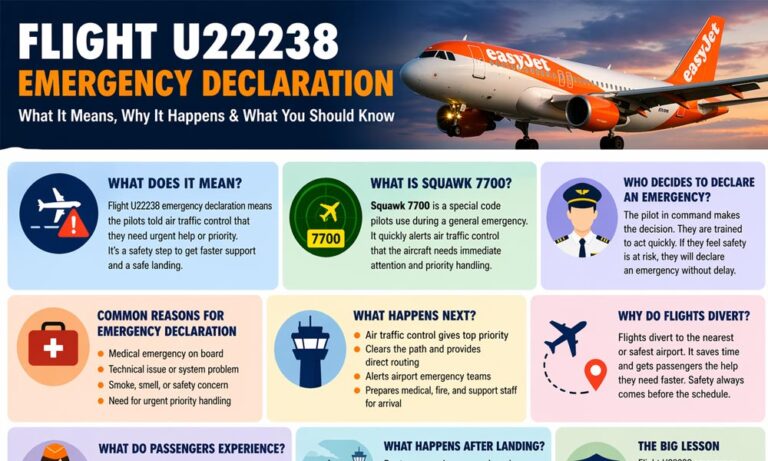 Flight U22238 Emergency Declaration