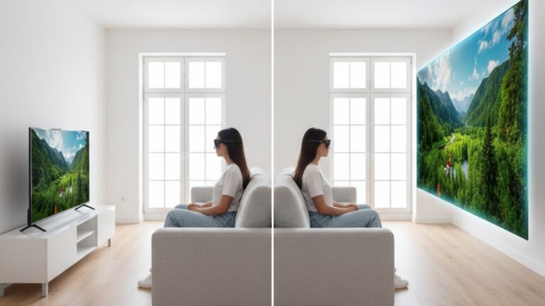 Minimalist Home Theater: Replacing Your TV with a 76g Wearable Display Minimalist Home Theater: Replacing Your TV with a 76g Wearable Display