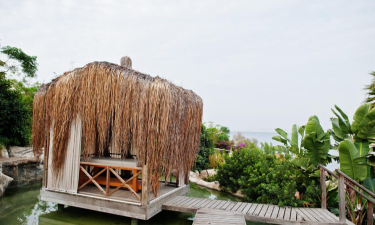 Modern Sustainable Living Through a Bamboo House in Bali Indonesia Concept Modern Sustainable Living Through a Bamboo House in Bali Indonesia Concept