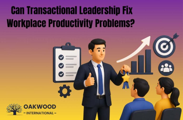 Can Transactional Leadership Fix Workplace Productivity Problems? Can Transactional Leadership Fix Workplace Productivity Problems