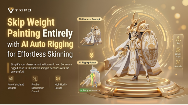 Skip Weight Painting Entirely with AI Auto Rigging for Effortless Skinning