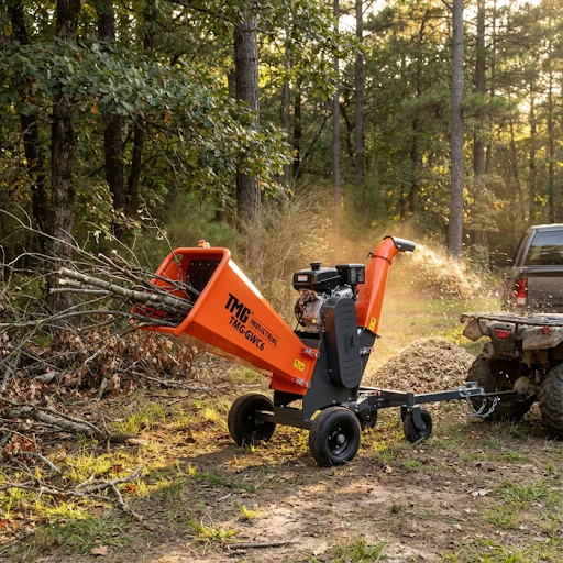 Wood Chipper Powered
