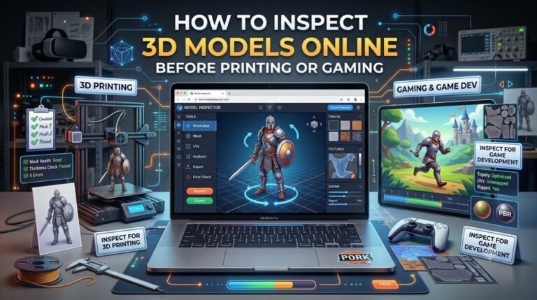 How to Inspect 3D Models Online Before Printing or Gaming