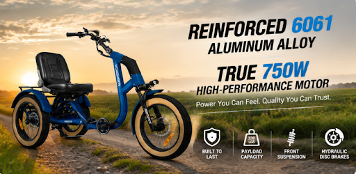 Addmotor M-368X Review: Is This Full-Suspension Electric Trike Really Built for Long-Distance Comfort? Addmotor M-368X Review