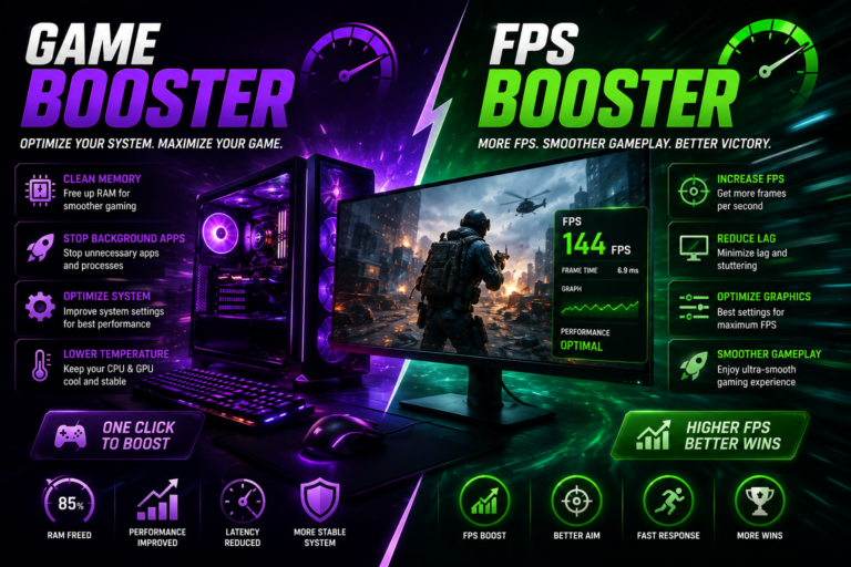 Game Booster and FPS Booster: Improve Gaming Performance with Smart Optimization