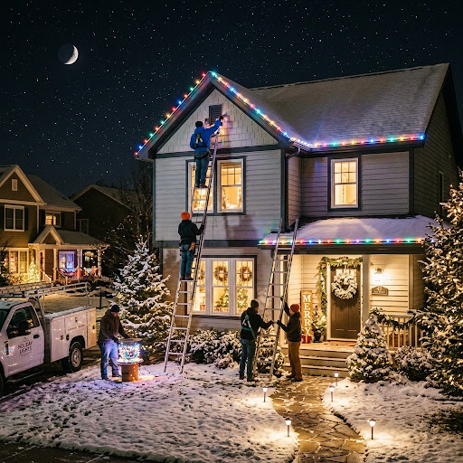 Why Christmas Light Installers Make the Holidays Truly Magical