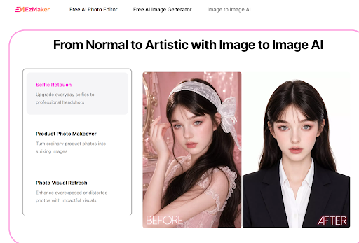 EzMaker AI Image to Image: A Faster Way to Reinvent Your Existing Photos