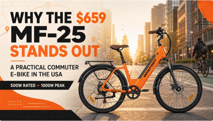 MF-25 Electric Commuter Bike: 8 Features That Make Daily Travel Easier
