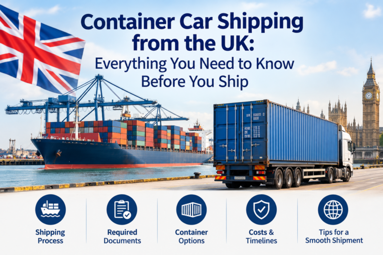 Container Car Shipping from the UK: Everything You Need to Know Before You Ship